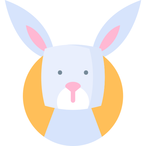 konijn Special Flat icoon