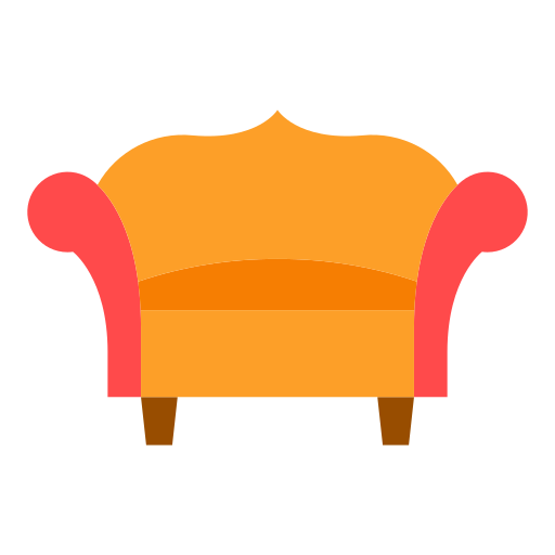 Couch Good Ware Flat icon