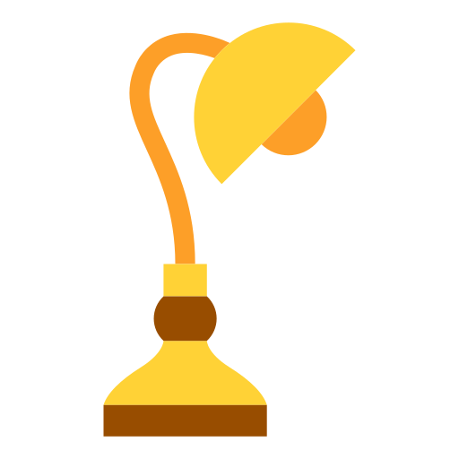 lámpara de escritorio Good Ware Flat icono