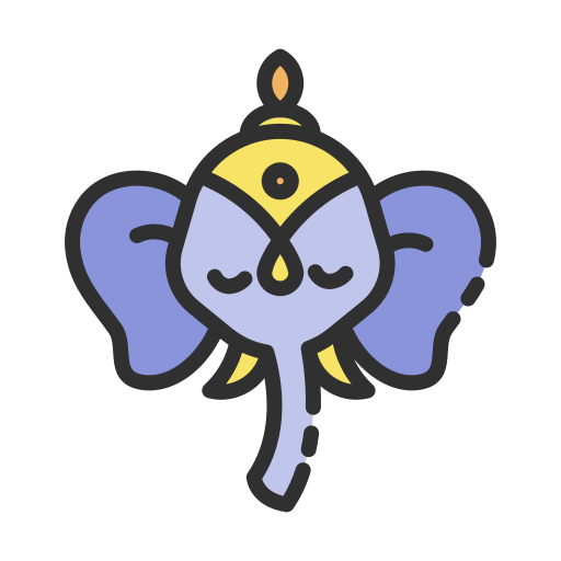 Ganesha Good Ware Lineal Color icon