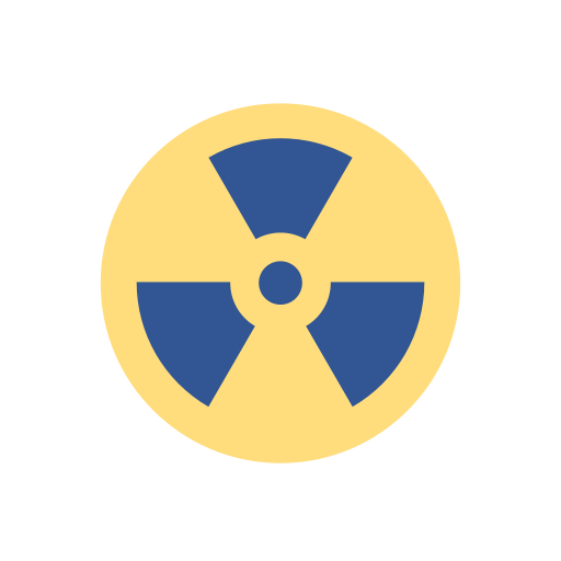 energía nuclear Good Ware Flat icono