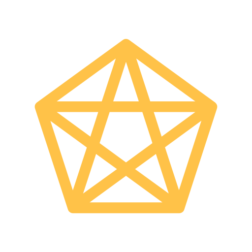 pentagrama Good Ware Flat icono