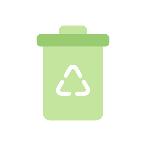 papelera de reciclaje Good Ware Flat icono
