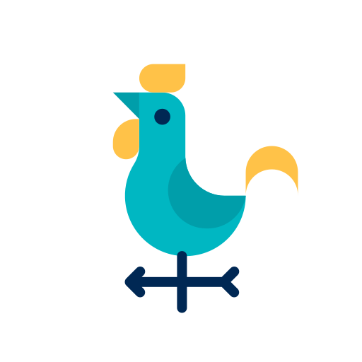 Rooster Good Ware Flat icon