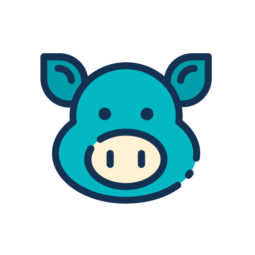 Pig Good Ware Lineal Color icon