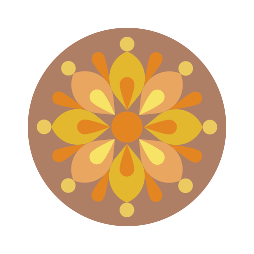 Mandala Good Ware Flat icon