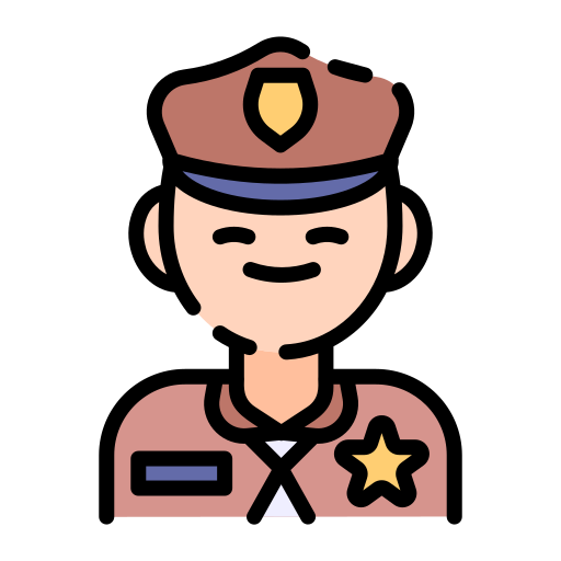 警察 Good Ware Lineal Color icon