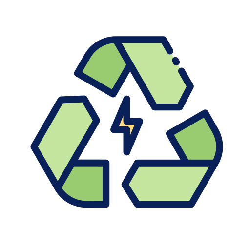 energía sostenible Good Ware Lineal Color icono