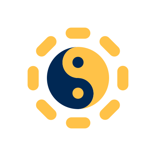 yin yang Good Ware Flat icono
