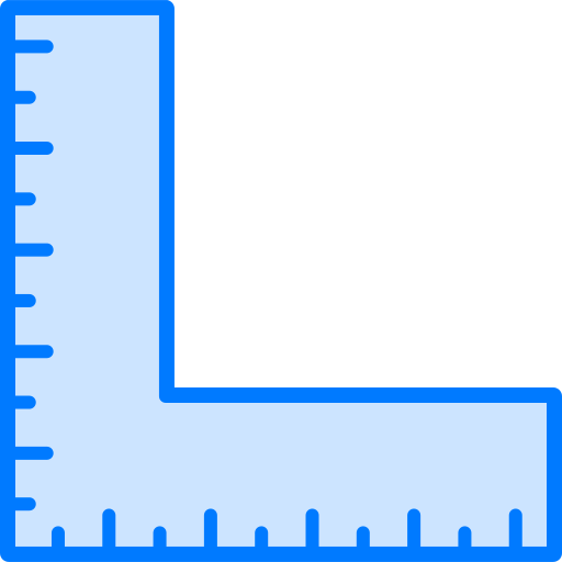 Ruler Generic Blue icon