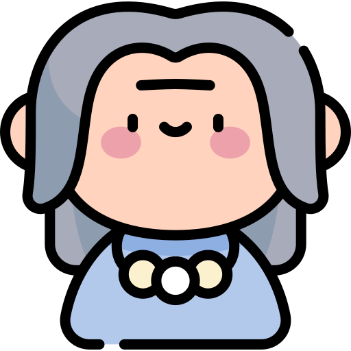 vieille femme Kawaii Lineal color Icône