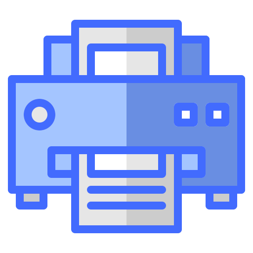fax Generic Blue Icône