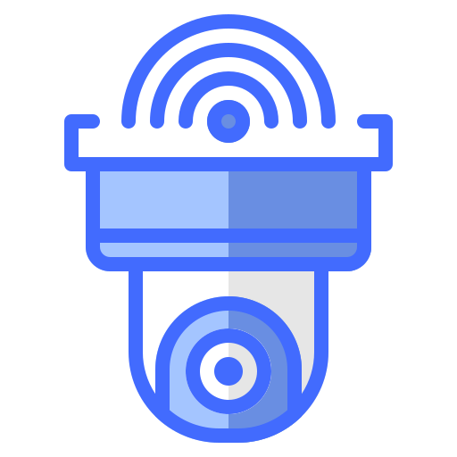 Security camera Generic Blue icon