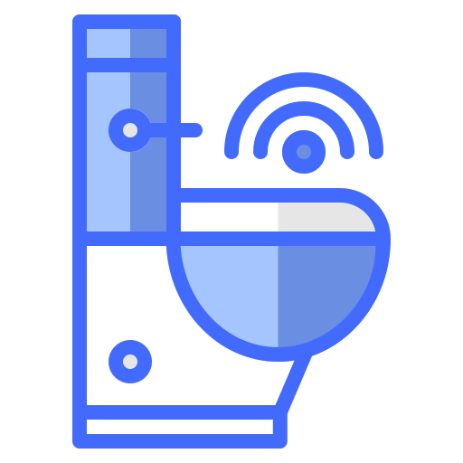 toilet Generic Blue icoon