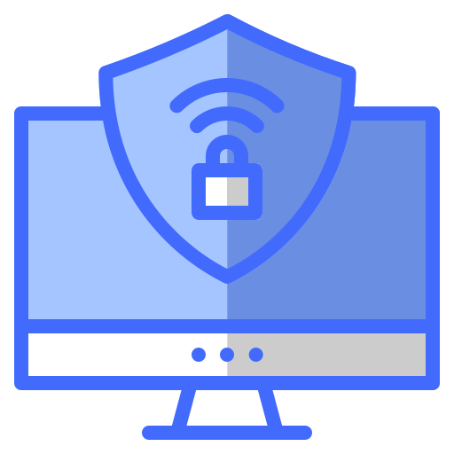 system bezpieczeństwa Generic Blue ikona