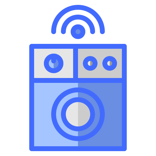 machine à laver intelligente Generic Blue Icône