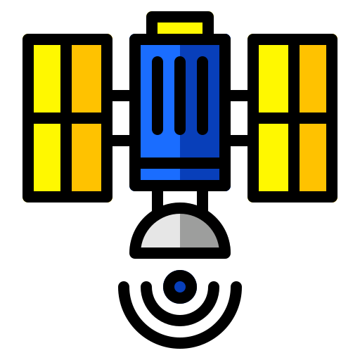 antena satelitarna Generic Outline Color ikona