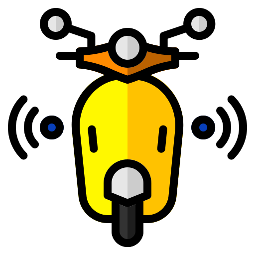 skuter Generic Outline Color ikona