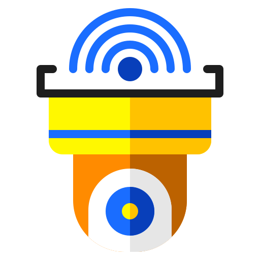 kamera bezpieczeństwa Generic Flat ikona