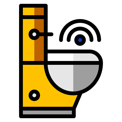 toilette Generic Outline Color icona