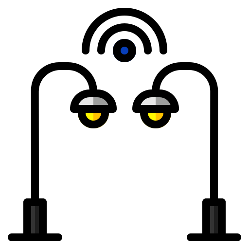 уличный свет Generic Outline Color иконка