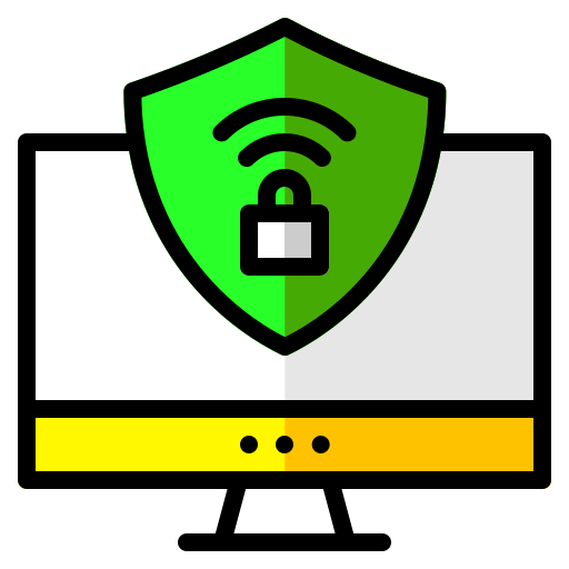 sistema di sicurezza Generic Outline Color icona
