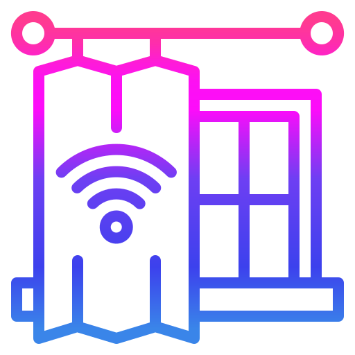 Smart curtain Generic Gradient icon