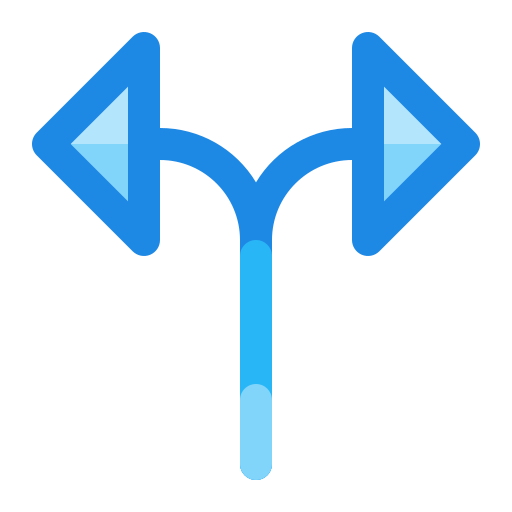 intersección Generic Blue icono