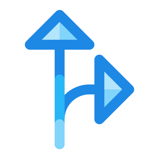 Intersection Generic Blue icon