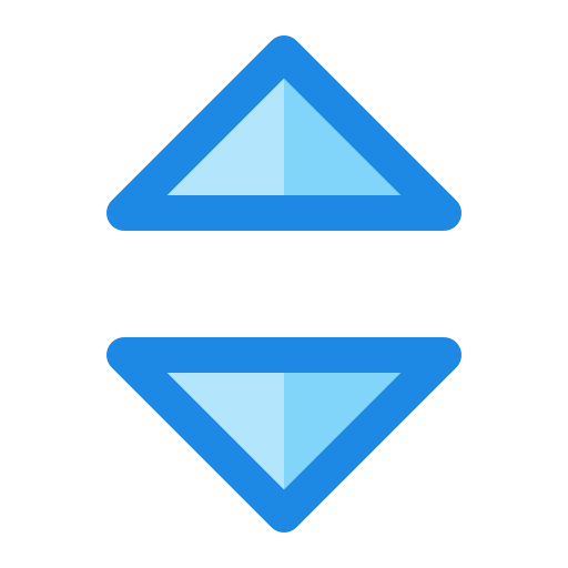 sortieren Generic Blue icon