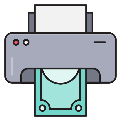 cajero automático Vector Stall Lineal Color icono