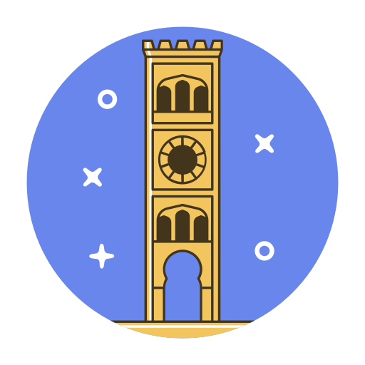 torre do relógio Generic Circular Ícone