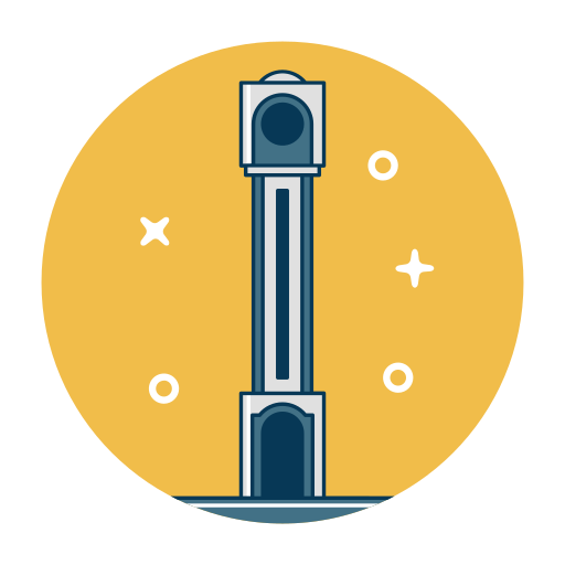 wieża zegarowa Generic Circular ikona