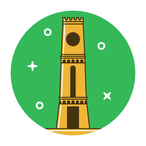 torre dell'orologio Generic Circular icona