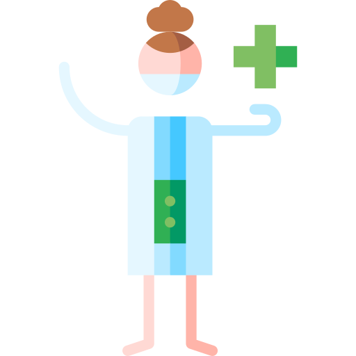 medyczny Puppet Characters Flat ikona