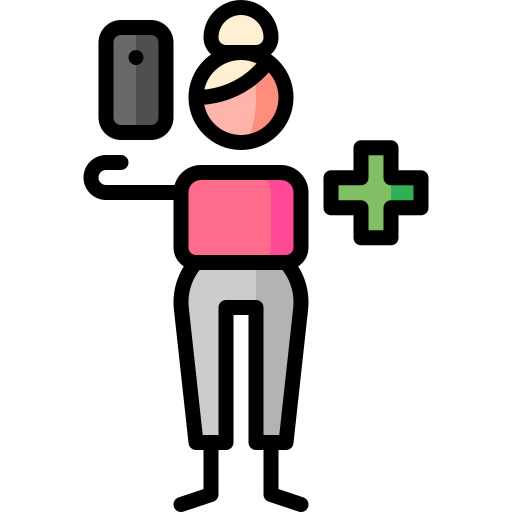 telefon Puppet Characters Lineal Color icon