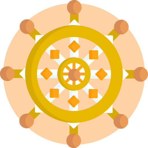 rada dharmy Detailed Flat Circular Flat ikona