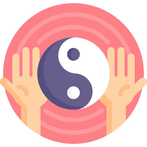 yin yang Detailed Flat Circular Flat ikona