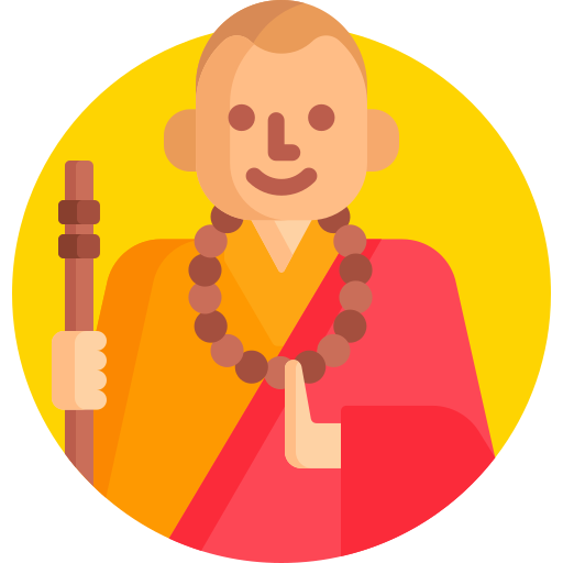Монах Detailed Flat Circular Flat иконка