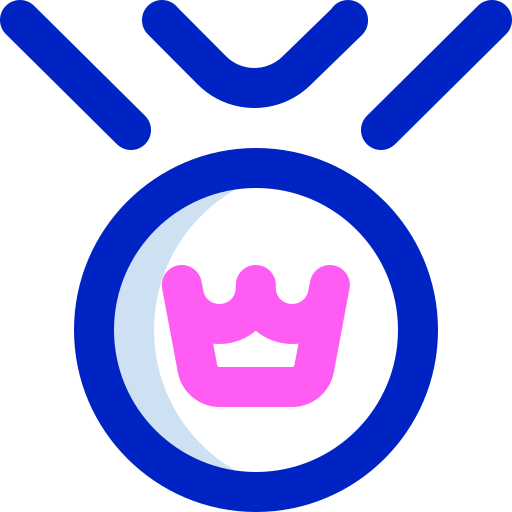 medalha Super Basic Orbit Color Ícone