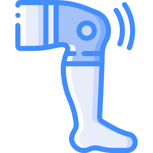 Leg Basic Miscellany Blue icon