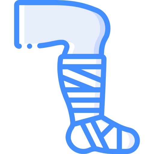 Leg Basic Miscellany Blue icon