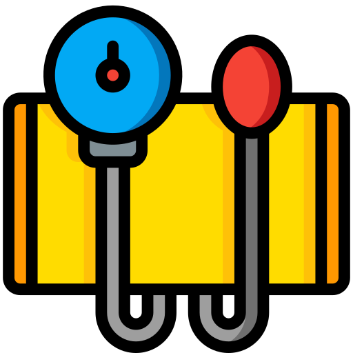 Blood pressure gauge Basic Miscellany Lineal Color icon