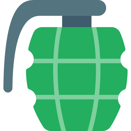 granada de mano Basic Miscellany Flat icono