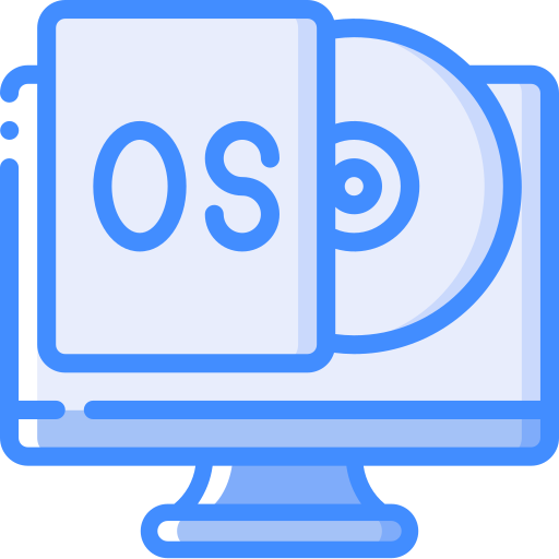 Operative system Basic Miscellany Blue icon