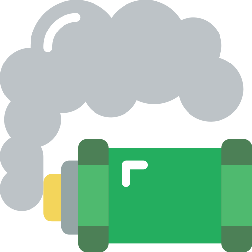 Smoke grenade Basic Miscellany Flat icon