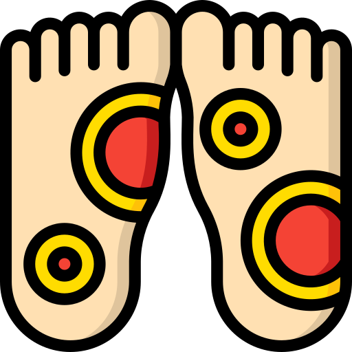Feet Basic Miscellany Lineal Color icon