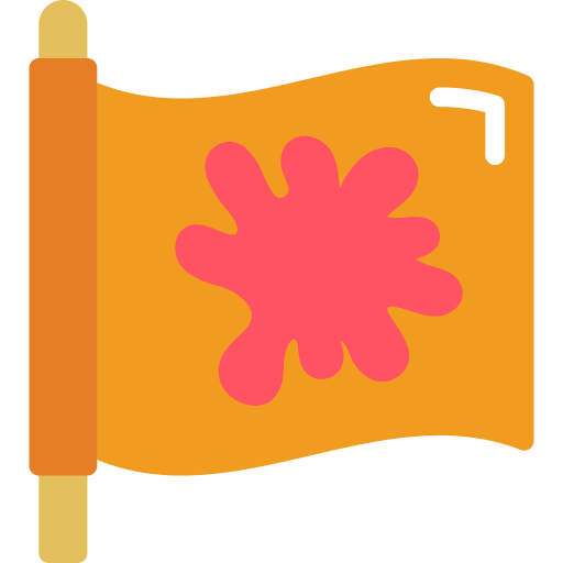 bandera Basic Miscellany Flat icono