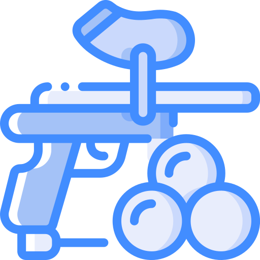 pistola de paintball Basic Miscellany Blue icono
