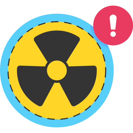 Radiation Generic Flat icon